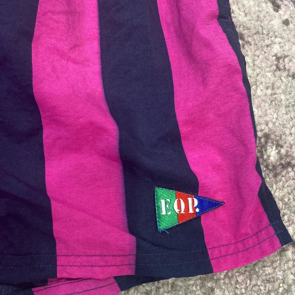 Men's Purple Navy Blue Beach Equipment Swim Trunks Board-shorts Sz M - Picture 3 of 5